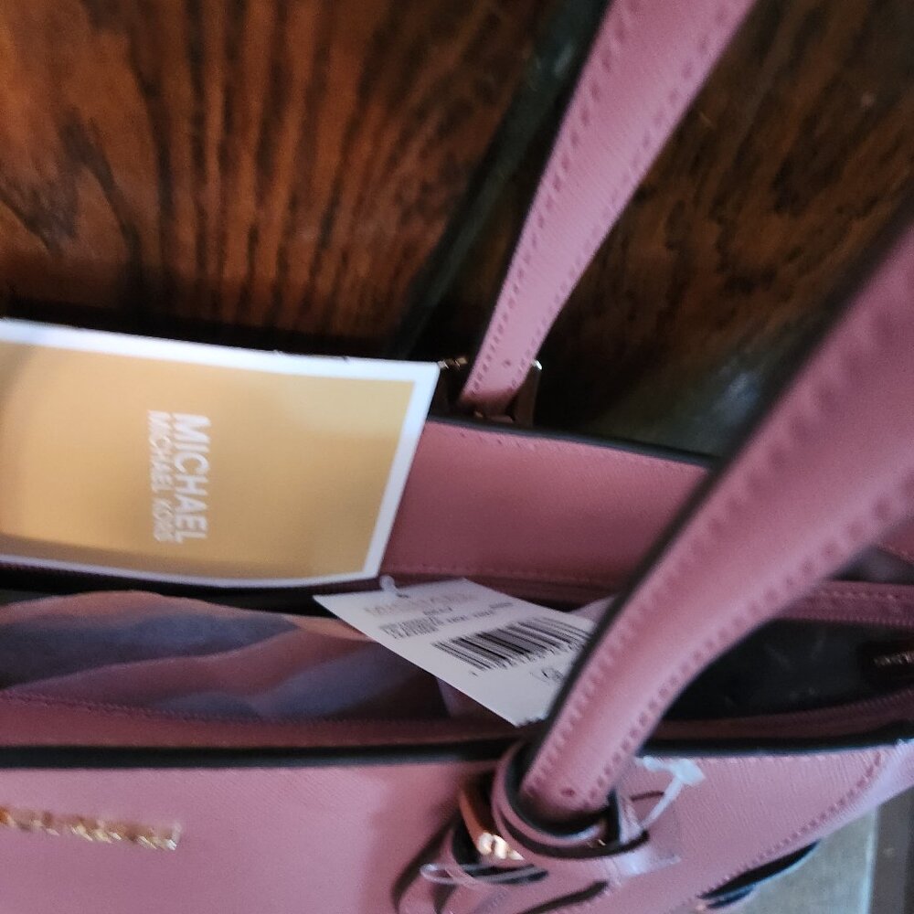NWT Gilly Tote Michael Kors Leather Travel Shoulder Purse - Picture 4 of 15